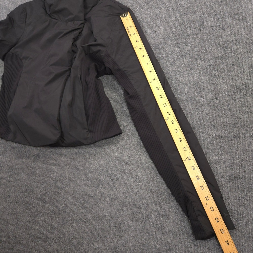 Lululemon Sleek City Jacket Womens 4 Black Cropped Windproof Water Repellent - Picture 11 of 13